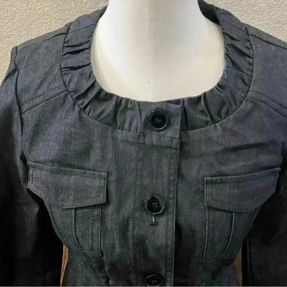 Pendleton Stretch Blazer Jacket Women’s Size Small Black/Charcoal NWT $168 - Picture 6 of 16